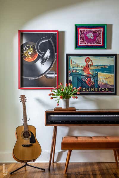  Maximalist Family Home Office and Study. Glendale Residence by Laura W. Jenkins Interiors.