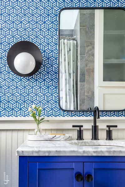  Cottage Bathroom. Glendale Residence by Laura W. Jenkins Interiors.