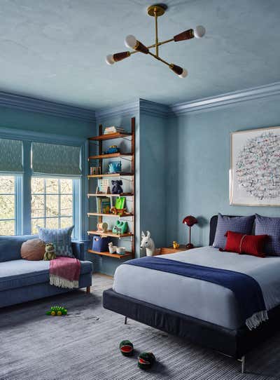 Contemporary Family Home Children's Room. Old Greenwich by Chango & Co..