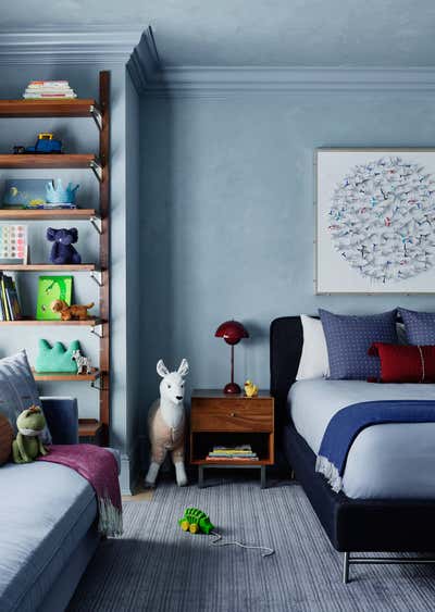 Contemporary Family Home Children's Room. Old Greenwich by Chango & Co..