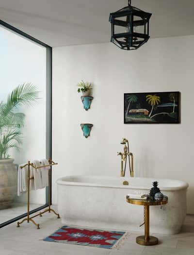  Beach Style Transitional Beach House Bathroom. Cabo San Lucas Residence by Sasha Adler Design.
