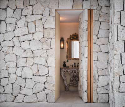 Transitional Beach House Bathroom. Cabo San Lucas Residence by Sasha Adler Design.