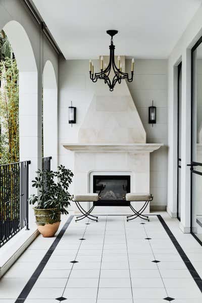  French Family Home Patio and Deck. Yarranabbe House by Kate Nixon.