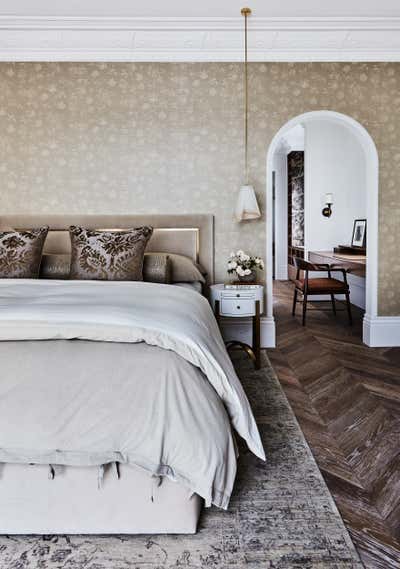 Art Nouveau Bedroom. Yarranabbe House by Kate Nixon.