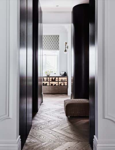  Art Nouveau Transitional Family Home Storage Room and Closet. Yarranabbe House by Kate Nixon.
