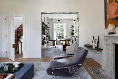  Contemporary Regency Family Home Office and Study. Historic London Home by Studio Ashby.