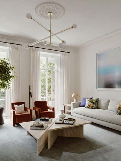 Regency Family Home Living Room. Sumner Place by Studio Ashby.