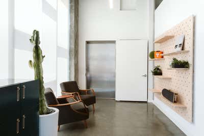  Mid-Century Modern Modern Office Lobby and Reception. All Turtles by Ruskin Design.