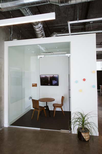  Mid-Century Modern Office Meeting Room. All Turtles by Ruskin Design.
