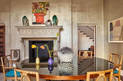  Contemporary Dining Room. Rye Residence  by David Kleinberg Design Associates.