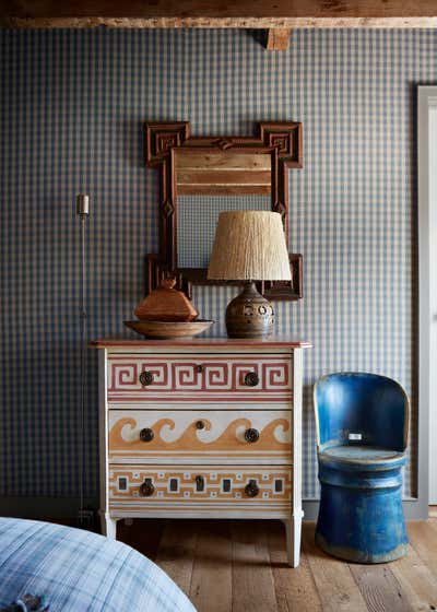  Country Family Home Bedroom. East Hampton Residence  by Neal Beckstedt Studio.