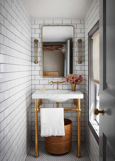  Country Bathroom. East Hampton Residence  by Neal Beckstedt Studio.