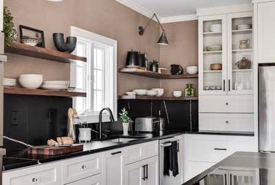  Transitional Country Family Home Kitchen. Moss Creek by Samantha Heyl Studio.