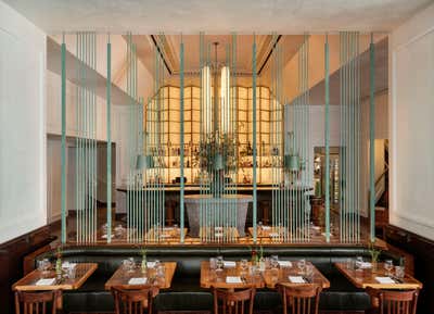 Art Deco Restaurant Dining Room. Le Rock by Workstead.