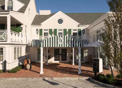  Beach Style Preppy Hotel Exterior. Canoe Place by Workstead.