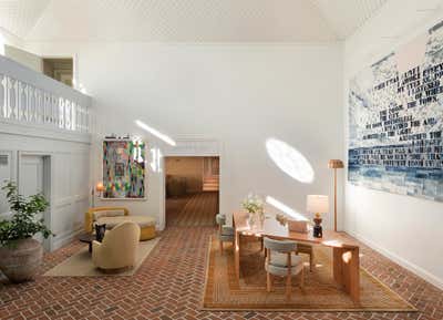  Preppy Scandinavian Hotel Lobby and Reception. Canoe Place by Workstead.
