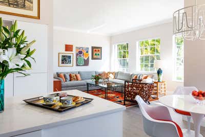  Contemporary Vacation Home Living Room. West Palm Beach by Goralnick Architecture and Deisgn.