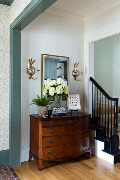  Cottage Family Home Entry and Hall. Asheville Place by Maggie Dillon Interiors.