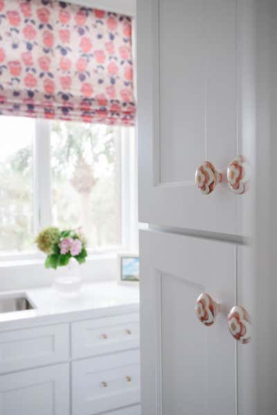 Cottage Beach House Storage Room and Closet. Bayonne Street by Maggie Dillon Interiors.