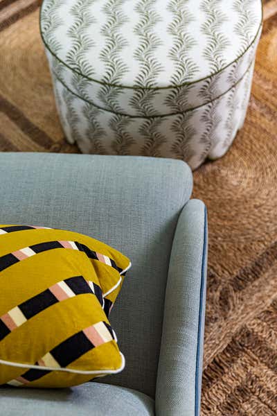  Cottage Living Room. Hempstead Place by Maggie Dillon Interiors.