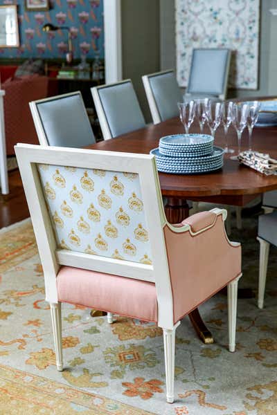  Traditional Dining Room. Parkmont Drive by Maggie Dillon Interiors.