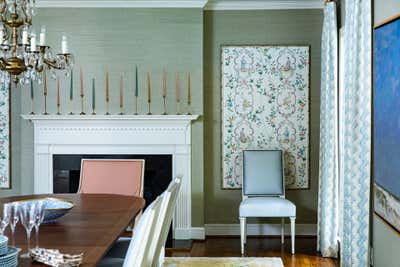  Traditional Family Home Dining Room. Parkmont Drive by Maggie Dillon Interiors.