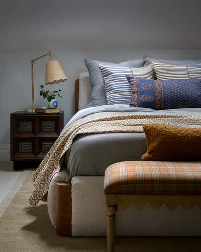  Eclectic Family Home Bedroom. Buena Ave by Susannah Holmberg Studios.