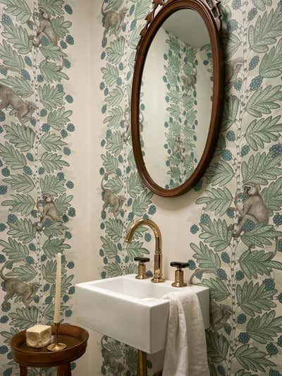  Eclectic Family Home Bathroom. Buena Ave by Susannah Holmberg Studios.