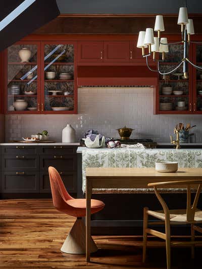  Preppy Asian Family Home Kitchen. Buena Ave by Susannah Holmberg Studios.