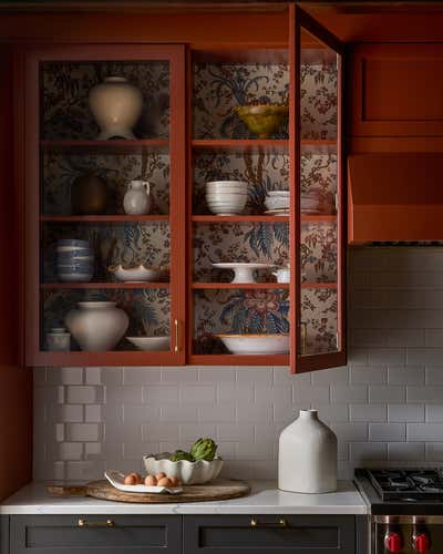  Asian British Colonial Family Home Kitchen. Buena Ave by Susannah Holmberg Studios.