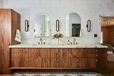  Mid-Century Modern Contemporary Beach House Bathroom. Ponte Vedra by Bunsa Studio.