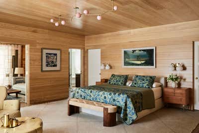  Mid-Century Modern Beach House Bedroom. Ponte Vedra by Bunsa Studio.