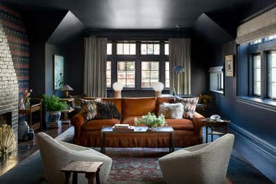  English Country Living Room. Buena Ave by Susannah Holmberg Studios.
