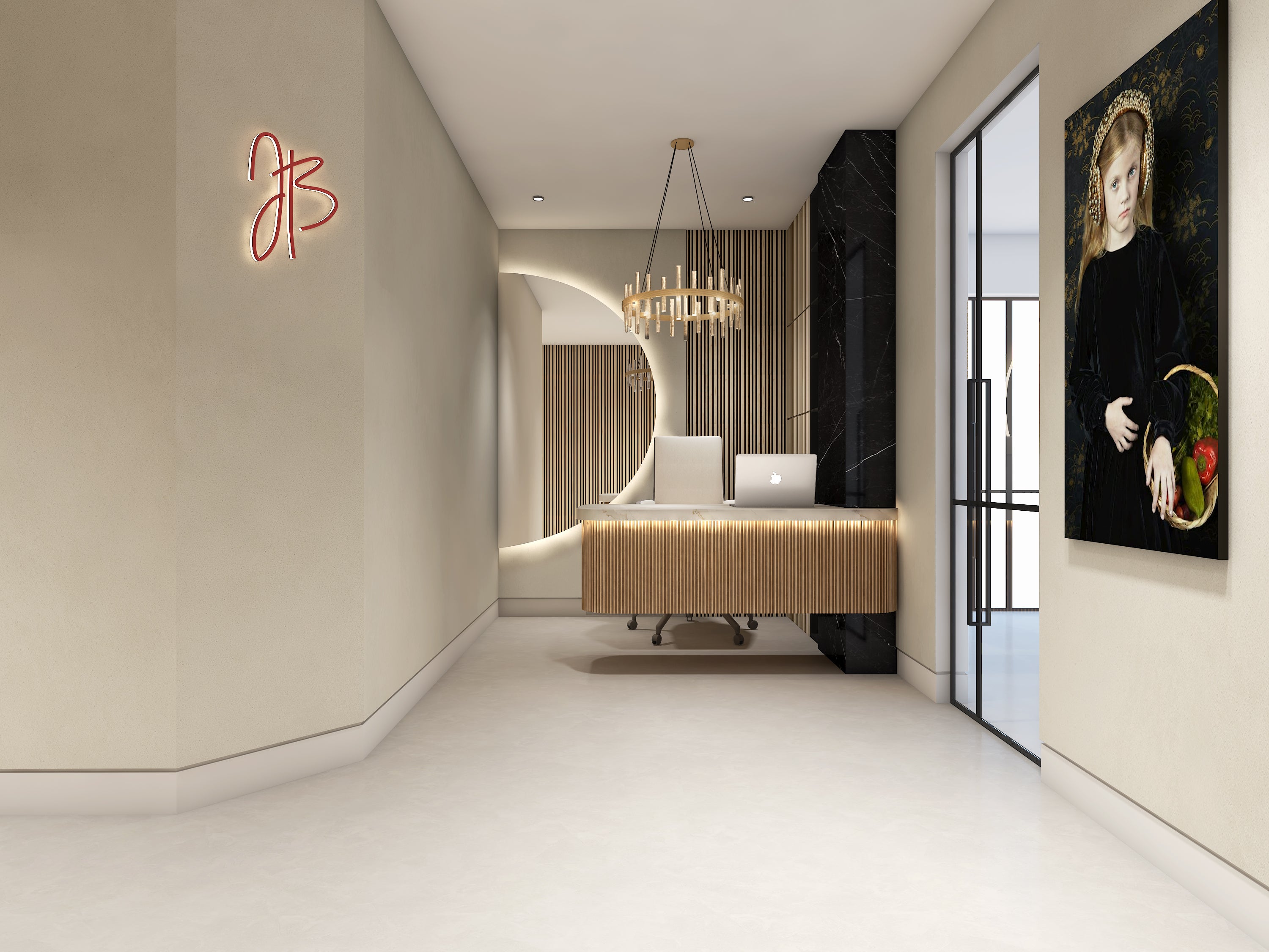 Minimalist Lobby and Reception