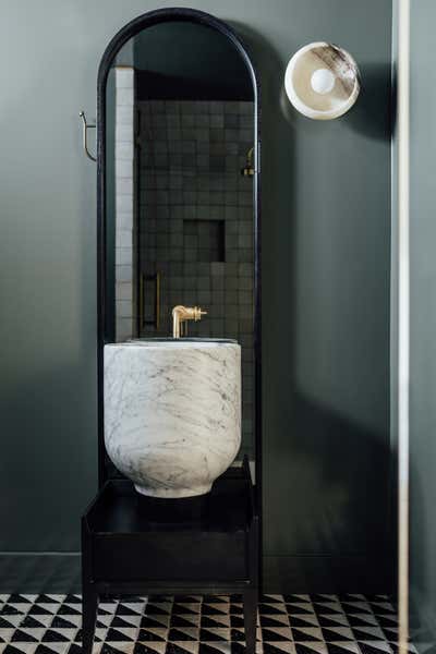  Southwestern Scandinavian Bathroom. Austin Tx, Oasis by Cityhome Collective.