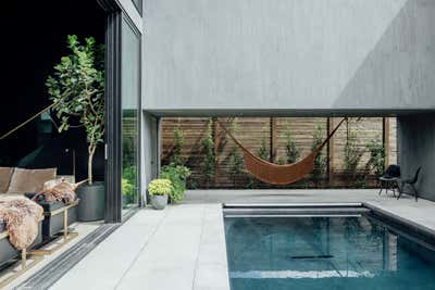 Modern Bachelor Pad Patio and Deck. Tree House - SLC by Cityhome Collective.