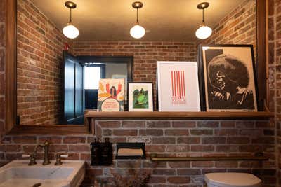  Bohemian Entertainment/Cultural Bathroom. the peace house  by sirTANK Design.