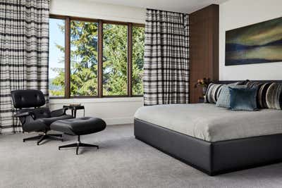 Modern Family Home Bedroom. Snoqualmie Ridge Remodel by Studio AM Architecture & Interiors.