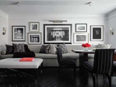  Traditional Art Deco Apartment Living Room. 5th Avenue Residence by BHDM Design.