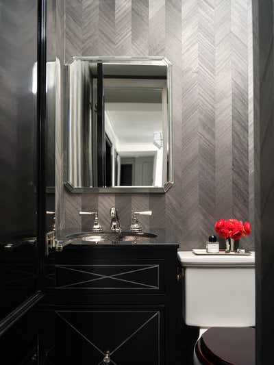  Transitional Apartment Bathroom. 5th Avenue Residence by BHDM Design.