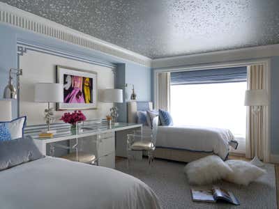  Traditional Art Deco Apartment Bedroom. 5th Avenue Residence by BHDM Design.