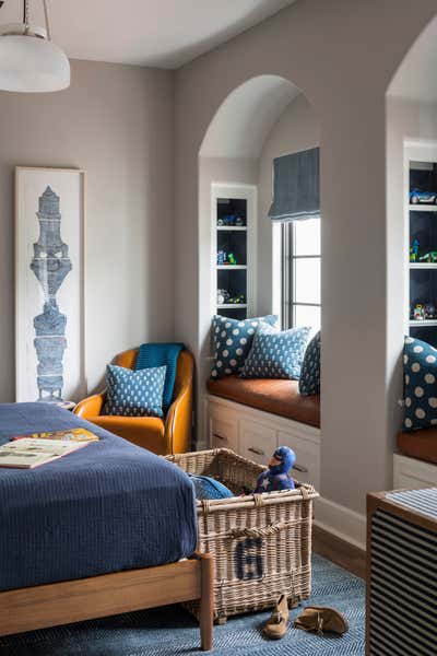 Traditional Family Home Children's Room. Austin Residence by BHDM Design.