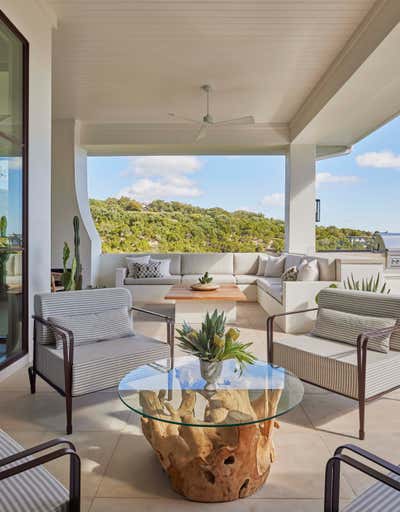 Transitional Patio and Deck. CORTONA COVE by Studio Gild.