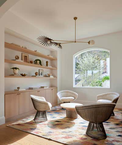  Transitional Family Home Office and Study. CORTONA COVE by Studio Gild.