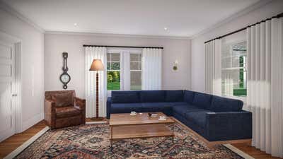  Coastal Living Room. Quogue Estate by Sam Tannehill Interiors.