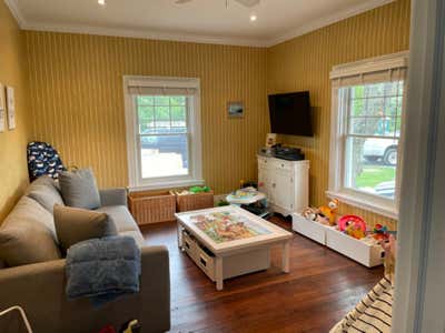  Farmhouse Children's Room. Quogue Estate by Sam Tannehill Interiors.