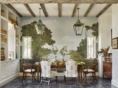 Coastal Country Dining Room. Little Lodge by Beth Webb Interiors.
