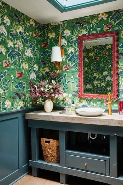  English Country Arts and Crafts Bathroom. Howes by Lindsay Pennington Inc..
