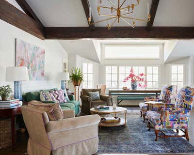  English Country Arts and Crafts Family Home Living Room. Howes by Lindsay Pennington Inc..