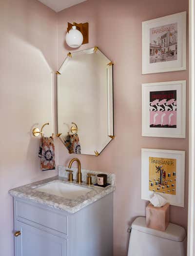  Art Deco French Bachelor Pad Bathroom. Thurston by Lindsay Pennington Inc..